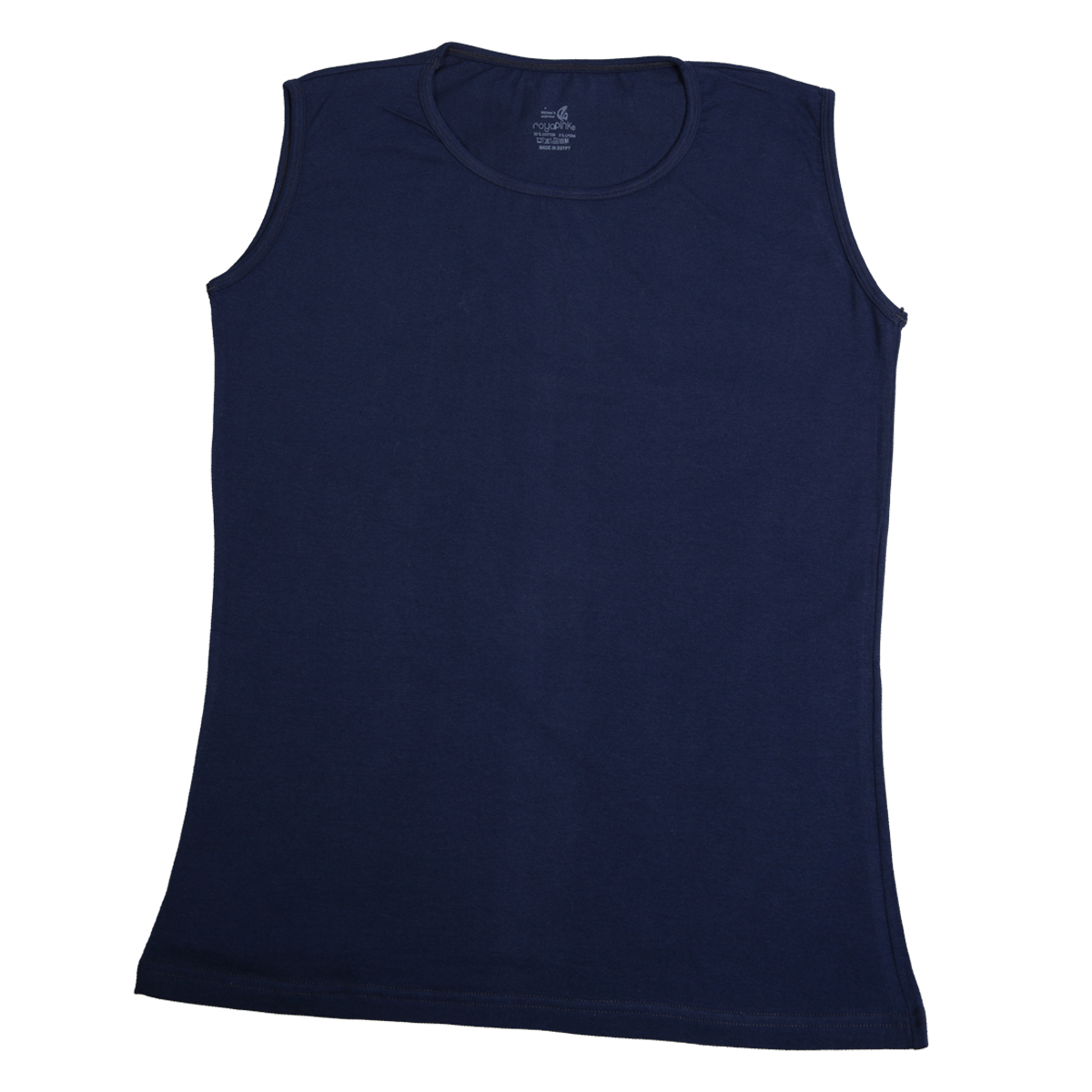 Royal Pink Cutline Navy Blue Basic T-Shirt 1 PCS