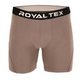 Brown Long Lycra Boxer