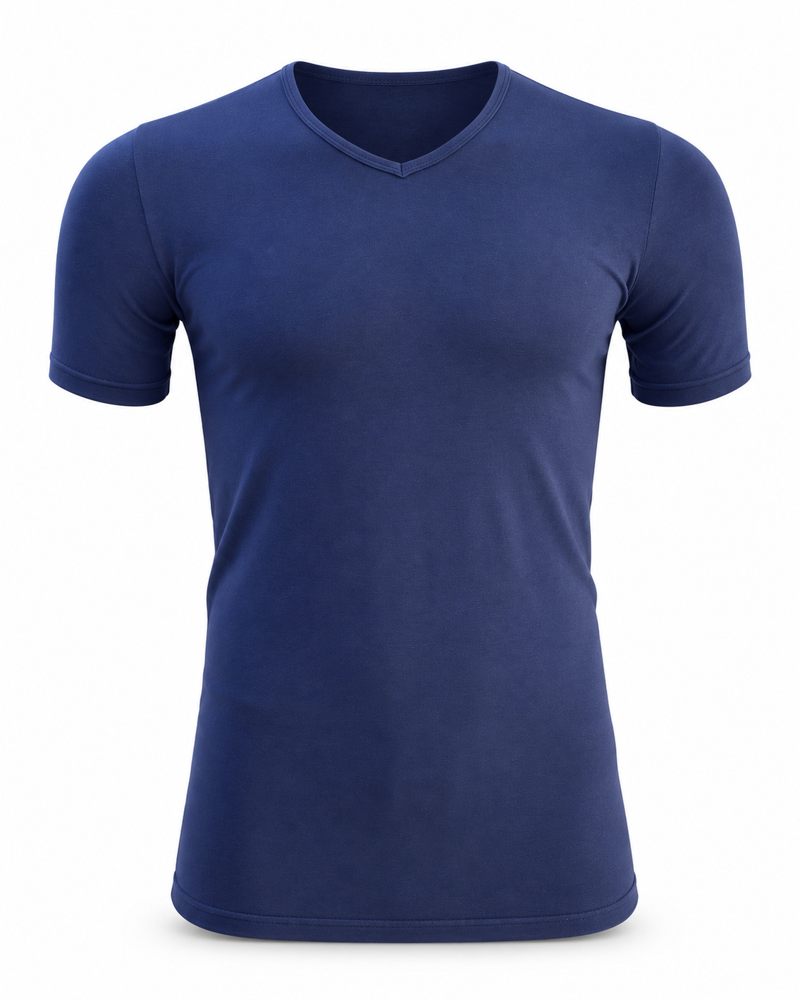 V-Neck Half Sleeve Undershirt NAVY