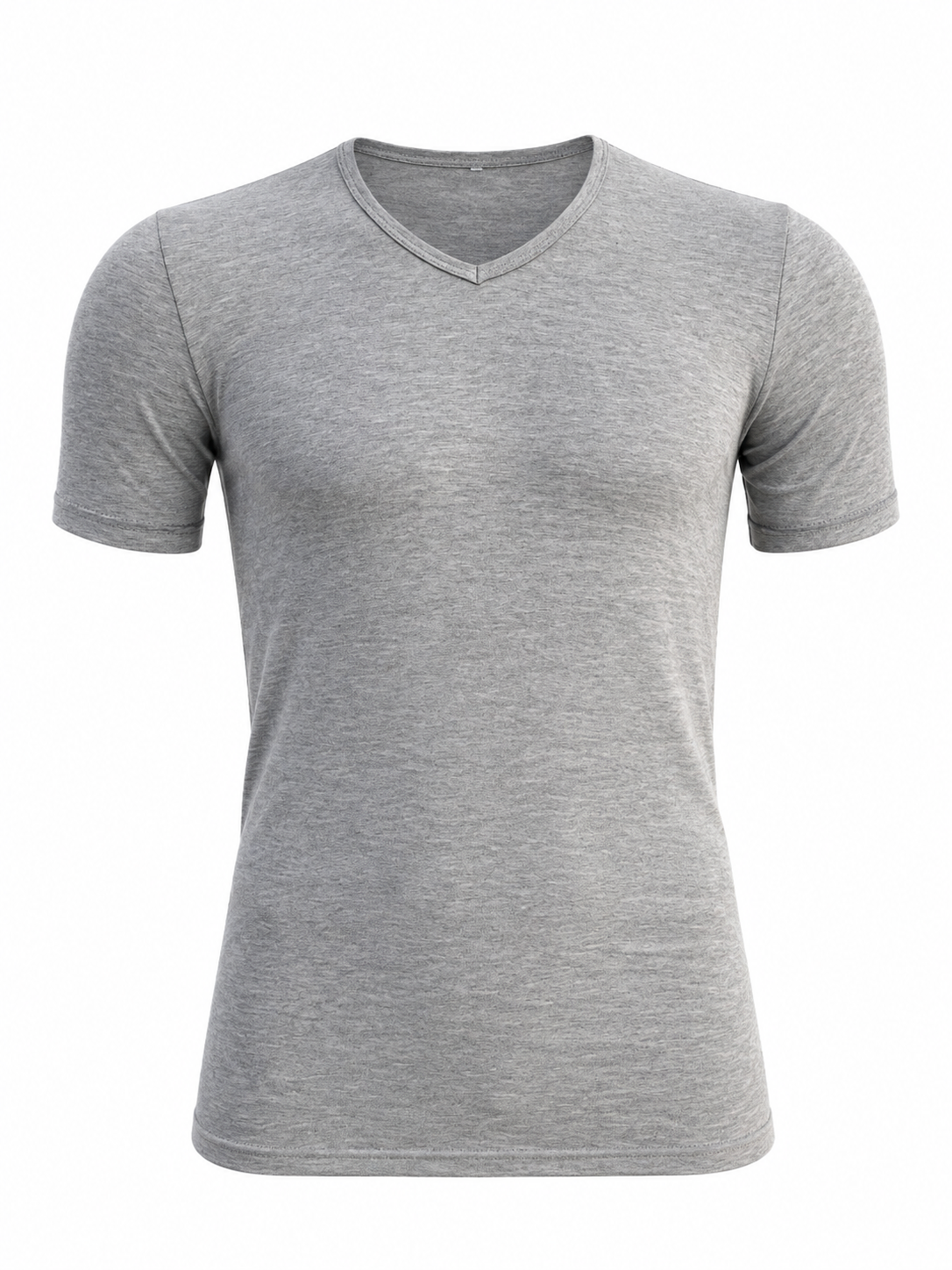 V-Neck Half Sleeve Undershirt ٍِGREY