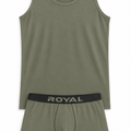 Olive green Lycra Set