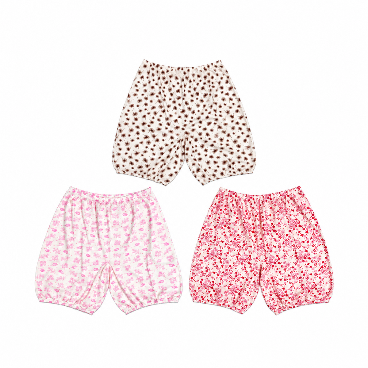 Cotton Petal Dreams Shorts (Pack of 3)