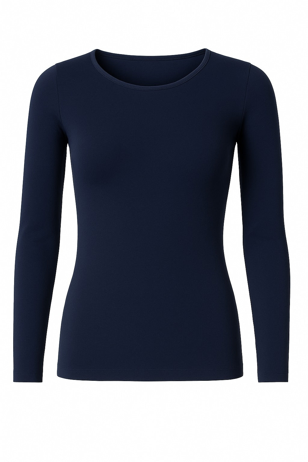 Royal Pink Long-Sleeve Crewneck T-Shirt