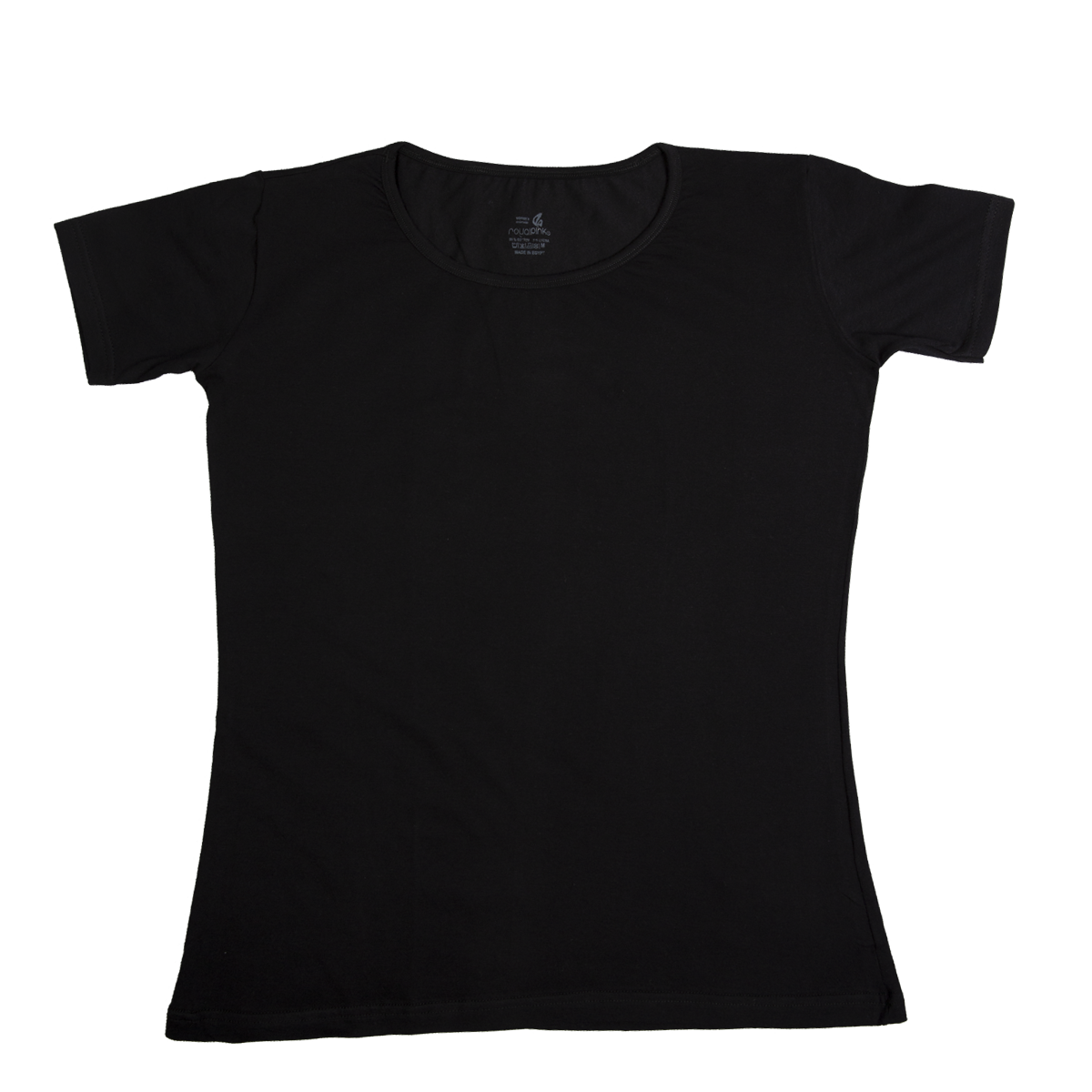 Royal Pink Crewneck black T-Shirt half sleeve