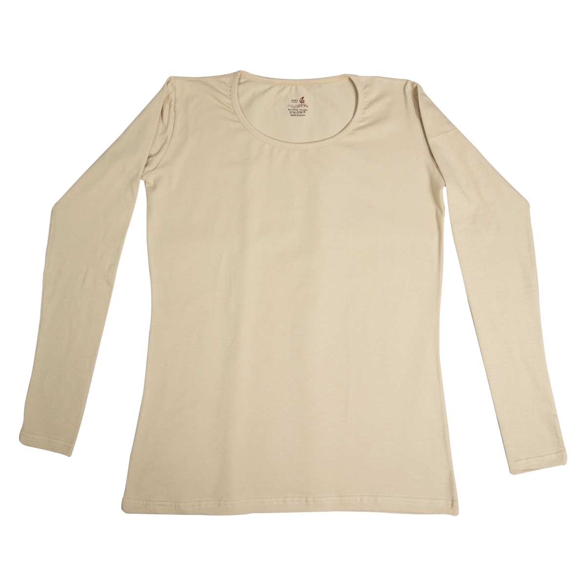 Royal Pink Long-Sleeve Crewneck T-Shirt