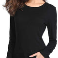 Royal Pink Long-Sleeve Crewneck T-Shirt