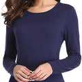 Royal Pink Long-Sleeve Crewneck T-Shirt