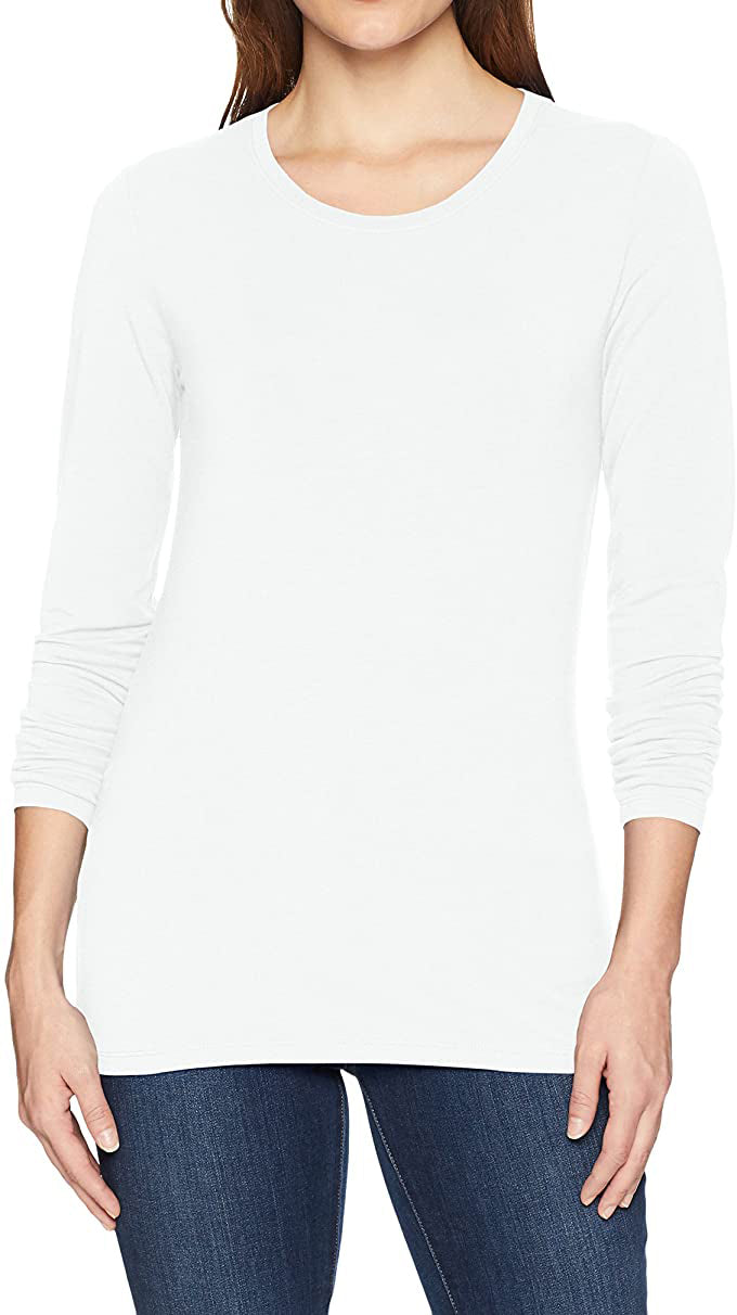 Royal Pink Long-Sleeve Crewneck T-Shirt